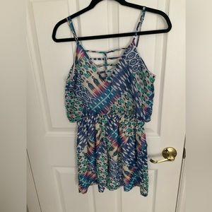 Blue Teens Romper Like New